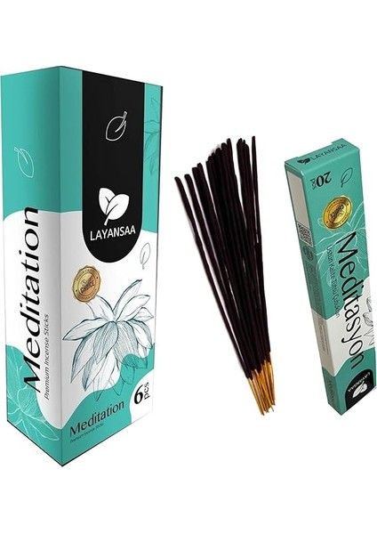 Meditasyon (Meditation) Kokusu Özel Aroma Kokusu Agarbatti Arınma 20 Adet 1 Paket Çubuk Tütsü fırsatları