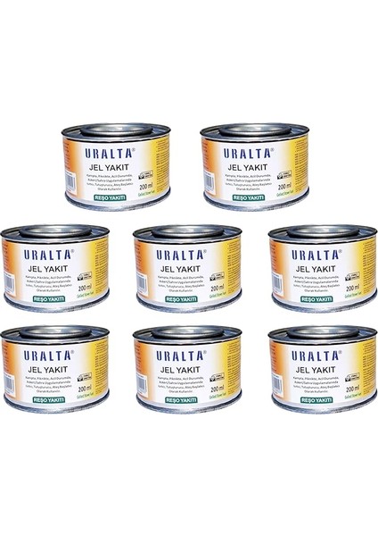 JMT-200 Jel Yakıt, Reşo Yakıtı, Osmanlı Ocağı Yakıtı (8 Adet) - Birer Adet Bk-9 ve Bk-15 Bük-Kullan Ocak Hediyeli