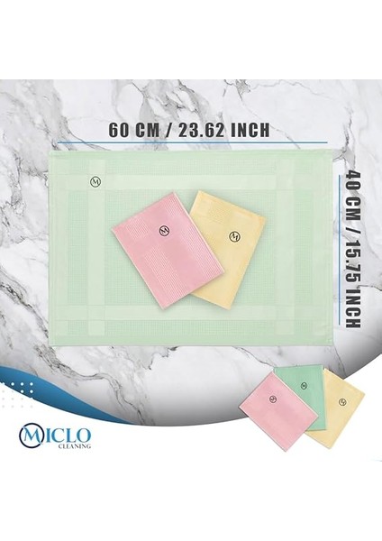 Cleanıng | Mikrofiber Temizlik Bezi 3'lü Set | Sihirli Bez | Cam, Ayna Bezi | Soft Seri fiyatları