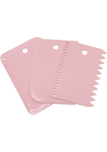 Home 3'lü Hamur Kesici,pasta Düzeltici,hamur Porsiyonlayıcı,hamur Kesmek ve Dekorasyonu Için Plastik 3lü Set