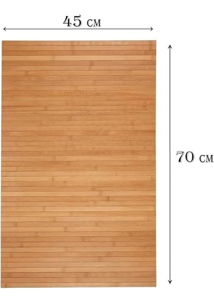 Doğal Bambu Banyo Paspası, Duş ve Küvet Için Kaymaz Mat, Çok Amaçlı Kullanım indirimleri