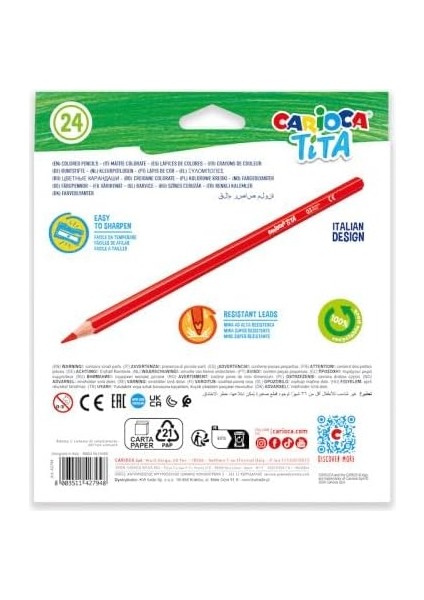 Tita Kuru Boya Kalemi 24'lü fırsatları