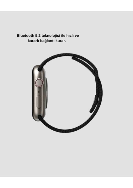 Akıllı Saat Kablosuz Şarjlı Bluetooth 5.2 Arama Bildirim Sesli Asistan 420 Mah fırsatları