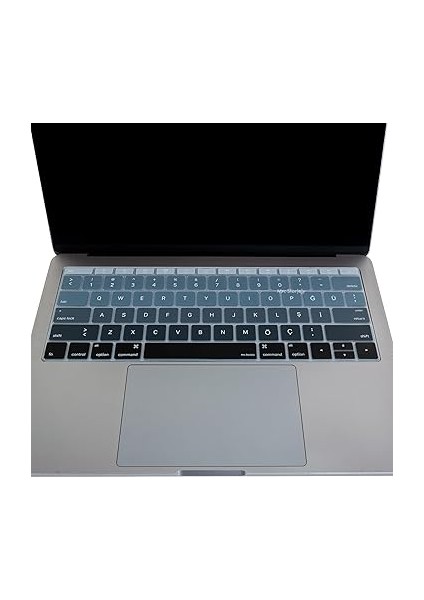 MacBook Klavye Koruyucu Us Ingilizce Amerikan-Return-Enter-Için Türkçe Çeviri Baskı Pro 13INÇ A1708, MacBook A1534 12INÇ Uyumlu, Ultra Ince Hafif Yıkanabilir Klavye Filmi Siyah Gri modelleri