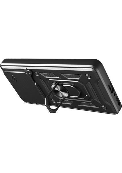 Xiaomi Redmi Note 14 4g Pars Lens Yüzüklü Silikon - Siyah modelleri