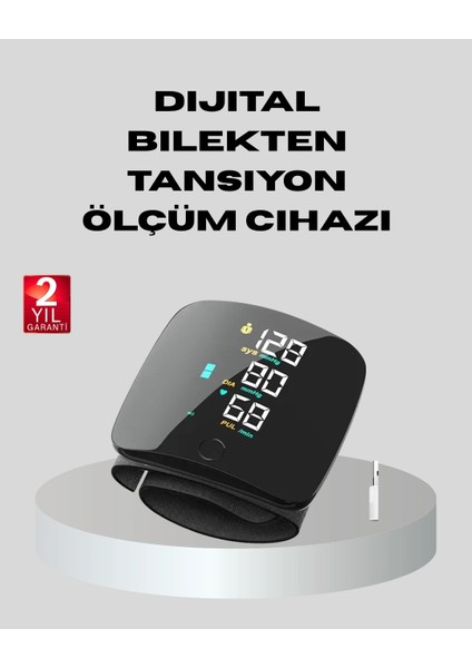 Buğz Dijital Bilek Tansiyon Aleti – Çift Kullanıcı Hafızalı, Aritmi Uyarılı ve Otomatik Kapanmalı