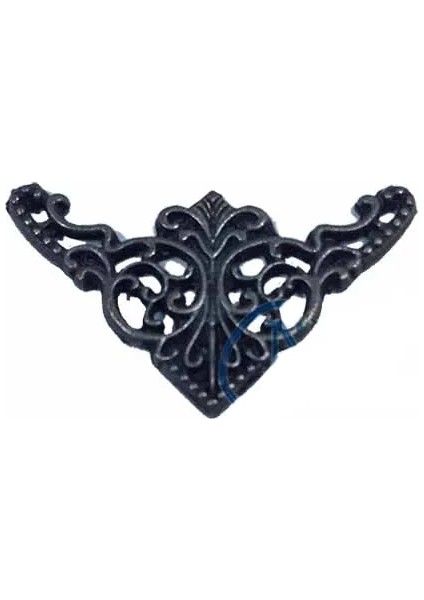 Buğz Dekoratif Köşe Süsü, Köşelik - Küçük, 19X34MM, Eskitme, 1 Adet