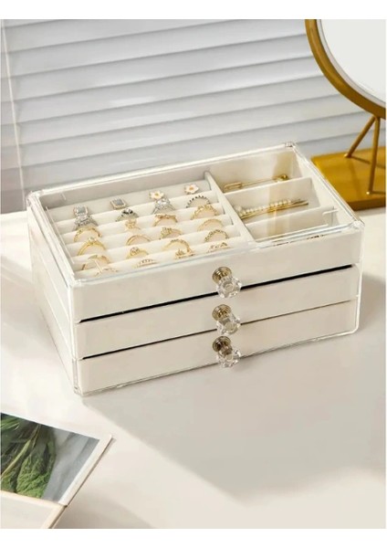 Buğz Üç Katlı Takı Organizeri fiyatları