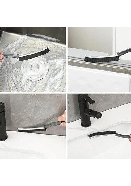 Çok Amaçlı Multi Ince Temizlik Fırçası Derz Arası Banyo Mutfak Lavabo Detay Temizleme Fırçası 2 Adet indirimleri
