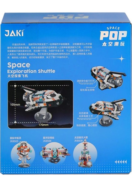 JK8507 Jaki Uzay Keşif Mekiği Blok Seti -Vagon Life fiyatları
