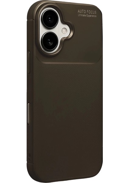 Apple Iphone 17 Auto Focus Karbon Kapak - Kahverengi modelleri