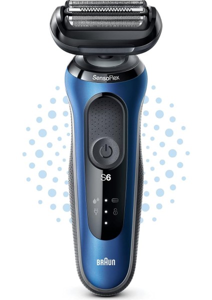 Yeni Seri 6 B1000S Kablosuz Tıraş Makinesi, Autosense, Sensoflex, Easyclick, Islak & Kuru