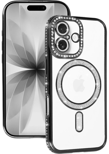 Lvsqvr Newface Apple Iphone 17 Joke Simli Magneticsafe Kılıf - Siyah