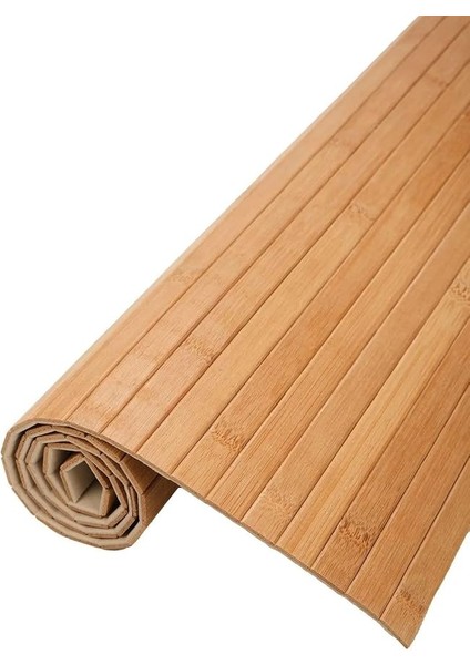 Lüks Bambu Kaymaz Banyo Paspası Su Geçirmez Çok Amaçlı Şık ve Dayanıklı Mat 65X45 cm