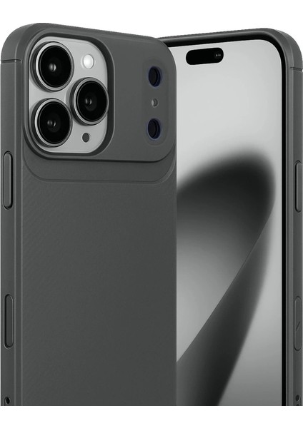 Apple Iphone 17 Pro Auto Focus Karbon Kapak - Gri fiyatları