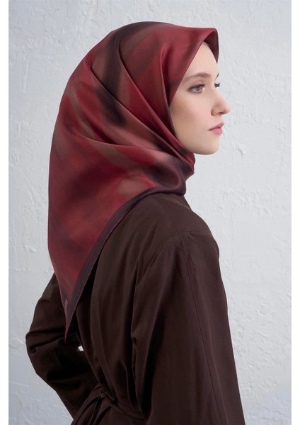 Soyut Desentwill Ipek Eşarp -2025/2026 -9436D 80