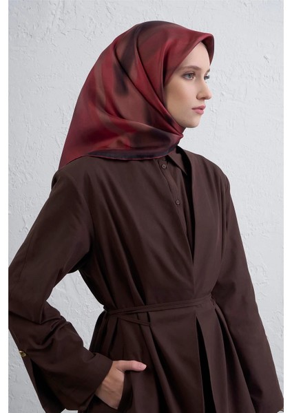 Soyut Desentwill Ipek Eşarp -2025/2026 -9436D 80 fırsatları