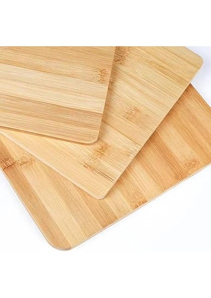 Home Bambu Kesme Tahtası, Çok Amaçlı Doğrama Tahtası, Et, Ekmek, Balık, Sebze ve Meyve Için Kesim Panosu, Yıkanabilir ve Dayanıklı Mutfak Aksesuarı (22X32 Cm) modelleri