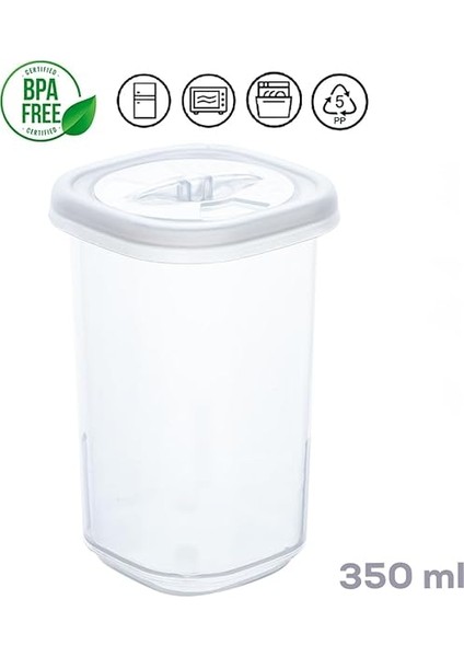 1060 12'li Döner Kapaklı Etiketli Baharatlık Seti - Şeffaf Kilitlenebilir Kapaklı 350 cc fırsatları