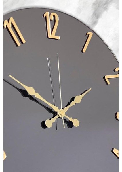 41 cm Gerçek Ayna Pleksi Rakam Dekoratif Duvar Saati fiyatları