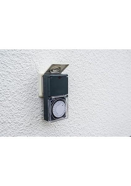 Zamanlayıcı Mz 44, Mekanik Zamanlayıcı Prizi (Günlük Zamanlayıcı, IP44 Korumalı, Yüksek Temas Koruması ve Koruma Kapaklı) Gri fiyatları