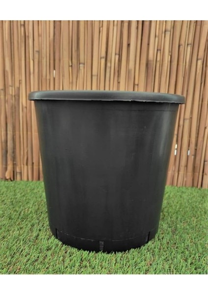Üretim Saksısı 5 Adet 11,5 Lt 24X24 cm Plastik Saksı Siyah Üretim Saksı Bitki Saksısı modelleri