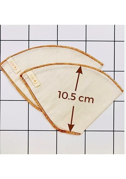 Yoga And Food Yıkanabilir, Kumaş, Organik Kahve Filtresi (No:2) AĞARTILMAMIŞ%100 Ham Pamuk - Ekolojik Filtre No:2 indirimleri