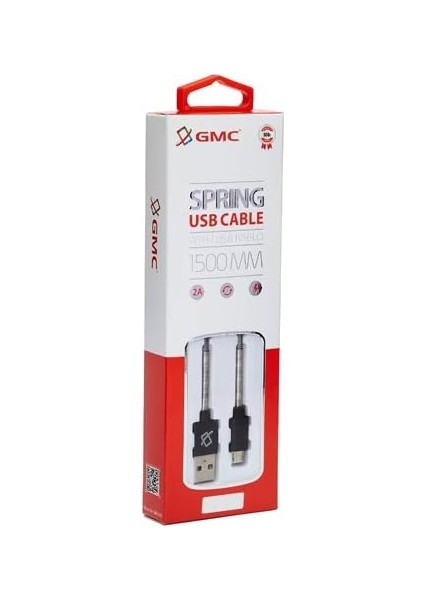 Spring Yaylı 1,5m Micro USB Kablo fiyatları