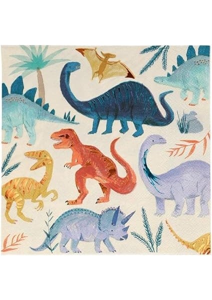 Meri 202232 Dinozor Peçete (L) (16'lı) fırsatları