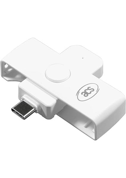 ACR39U-NF Iı Usb-C Pocketmate Kart Okuyucu, Eıd Akıllı Kart Kompakt Tip-C, Beyaz indirimleri