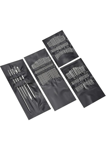 Adet Büyük Gözlü El Dikiş Iğnesi Büyük Göz Dikiş Iğnesi Seti Metal Crewel Iğne Kör Iğne Kumaş Yorgan Onarım Nakış Dikiş Çapraz Dikiş Boncuk El Sanatı, Çeşitli Boyut