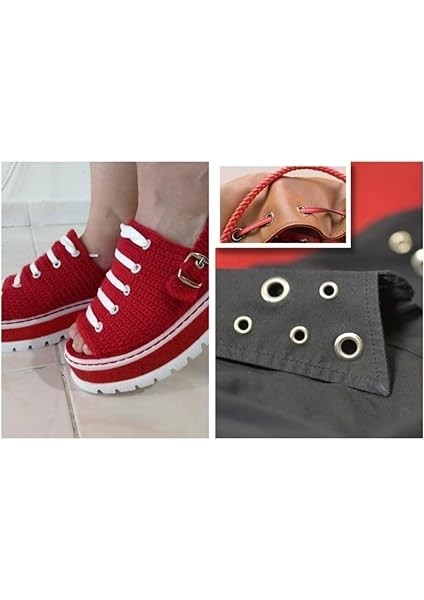 2'li Kemer Delme Pensesi Seti - 6 Ayarlı Deri Delici Pense + Çıtçıt Makinesi - Düğme Takma Perçin Atma Deri Kemer Çanta Kumaş Kanvas Karton Için fırsatları