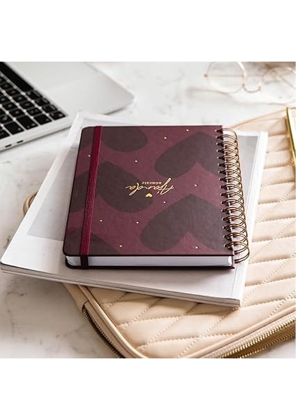 Spiralli Süresiz Planlayıcı Ajanda Kalp - 15X21 modelleri