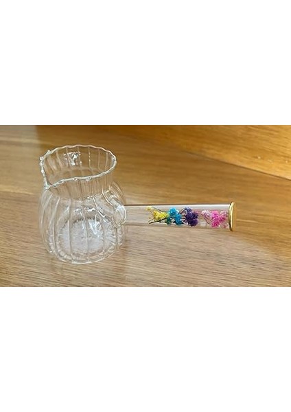 Cam Cezve, Isıya Dayanıklı, Dekoratif Çiçek Saplı, Şeffaf fiyatları