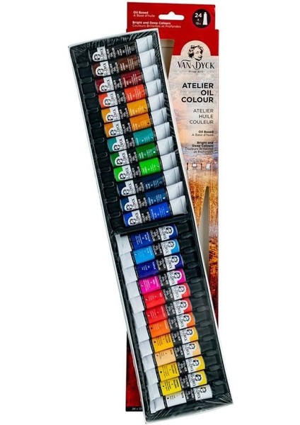 Dyck Yağlı Boya 12ML 24 Renk Set
