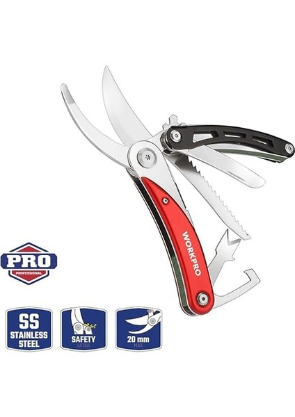 WP382005 4 In 1 Çok Fonksiyonlu Bağ Bahçe Dal Budama Makası fiyatları