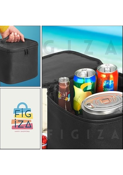 8 Litre Termos Çanta – Isı Yalıtımlı Termal Yemek ve Içecek Taşıma Çantası, Sıcak & Soğuk Koruma, Piknik, Kamp, Ofis, Seyahat ve Araç Kullanımı Için Uygun, Sızdırmaz ve Silinebilir (Siyah) fiyatları