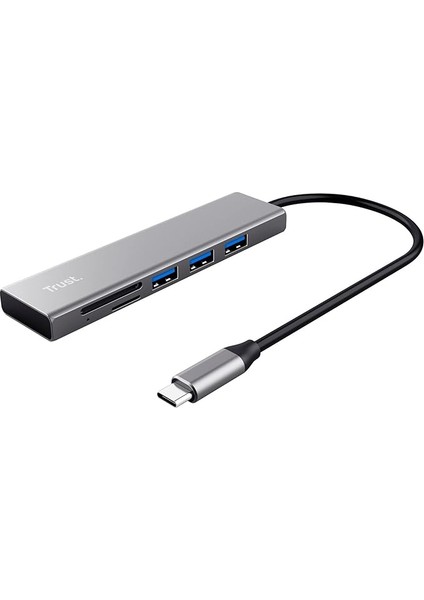 Halyx Hızlı Usb-C Hub ve Kart Okuyucu, USB 3.2 Gen 1, Sd ve Mikro Sd Kart Okuyucu 104 Mbit/s, (Mikro) Sd, Sdhc ve Sdxc, 2 Tb, Pc, Macbook, Chromebook, Laptop