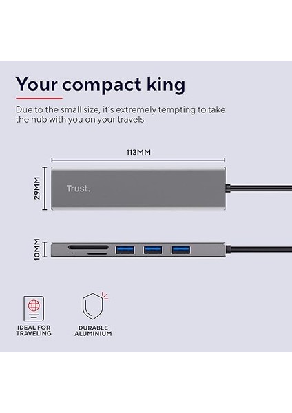 Halyx Hızlı Usb-C Hub ve Kart Okuyucu, USB 3.2 Gen 1, Sd ve Mikro Sd Kart Okuyucu 104 Mbit/s, (Mikro) Sd, Sdhc ve Sdxc, 2 Tb, Pc, Macbook, Chromebook, Laptop indirimleri