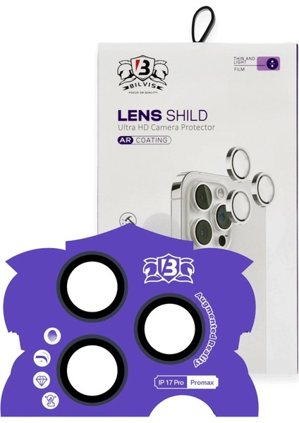 Apple Iphone 17 Pro Max Bilvis Titan Kamera Lens - Lacivert