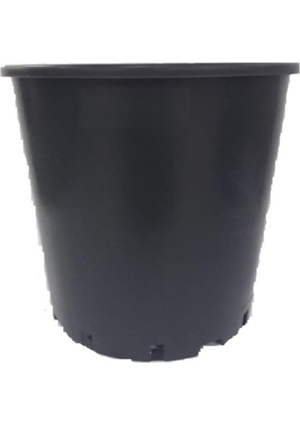 Üretim Saksısı 2 Adet 30X30 cm 18,5 Lt Plastik Saksı Siyah Üretim Saksı Bitki Saksısı