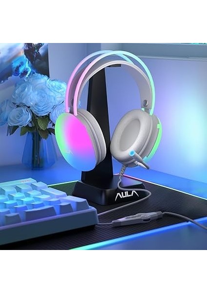 S505 Rgb USB Gaming Mikronfonlu Oyuncu Kulaklığı Pembe indirimleri