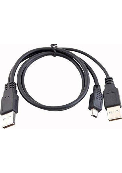 4529 USB Y 3 Giriş Mini 5 Pin Harddisk Kablosu