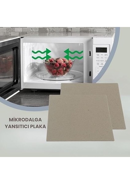 Fırın Kesilebilir Yansıtıcı Plaka, 13 x 16 cm 2 Adet, Arçelik, Kumtel, Termikel, Korkmaz ile Uyumlu fırsatları