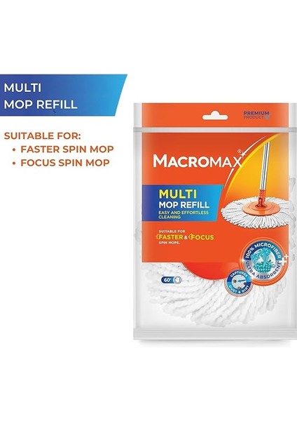 Yedek Mop Başlık, Faster ve Focus Otomatik Döner Temizlik Setleri Ile Uyumlu Paspas indirimleri