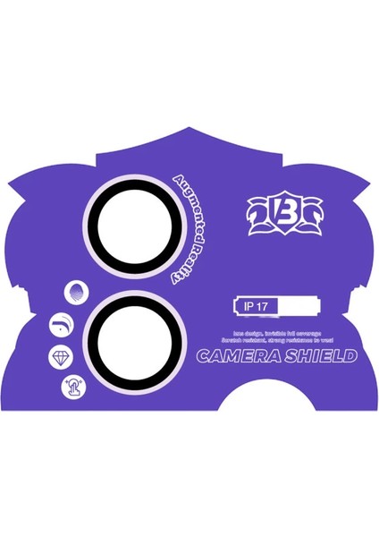 Apple Iphone 17 Bilvis Titan Kamera Lens - Lila fiyatları