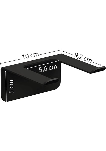 Saç Kurutma Makinesi Tutucu, Saç Kurutma Makinesi Tutacağı, Kuaför Fön Makinesi Askısı, Berber Saç Kurutma Makinesi Askısı (Siyah, Metal) indirimleri