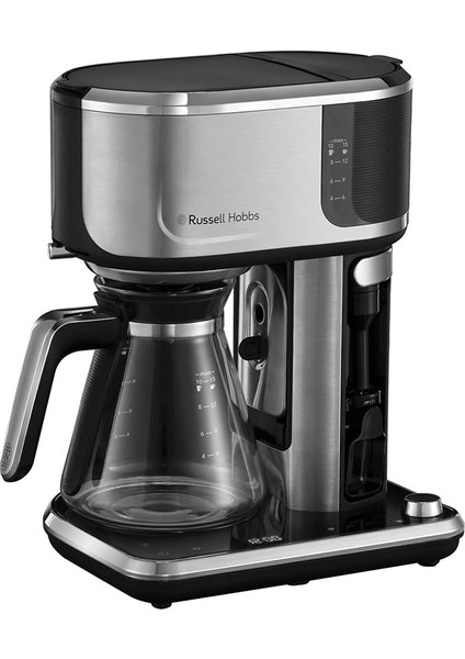 Hobbs Attentiv Filtre Kahve Makinesi [demleme Gücü Ayarı, Soğuk Demleme Fonksiyonu, Süt Köpürtücü] - Dijital Dokunmatik Kontrol Yüzeyi (Programlanabilir Zamanlayıcı) 26230-56