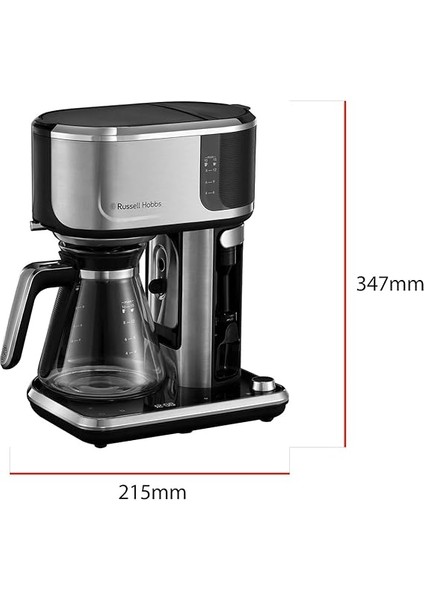 Hobbs Attentiv Filtre Kahve Makinesi [demleme Gücü Ayarı, Soğuk Demleme Fonksiyonu, Süt Köpürtücü] - Dijital Dokunmatik Kontrol Yüzeyi (Programlanabilir Zamanlayıcı) 26230-56 modelleri