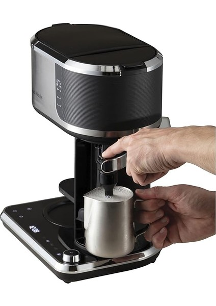 Hobbs Attentiv Filtre Kahve Makinesi [demleme Gücü Ayarı, Soğuk Demleme Fonksiyonu, Süt Köpürtücü] - Dijital Dokunmatik Kontrol Yüzeyi (Programlanabilir Zamanlayıcı) 26230-56 fırsatları